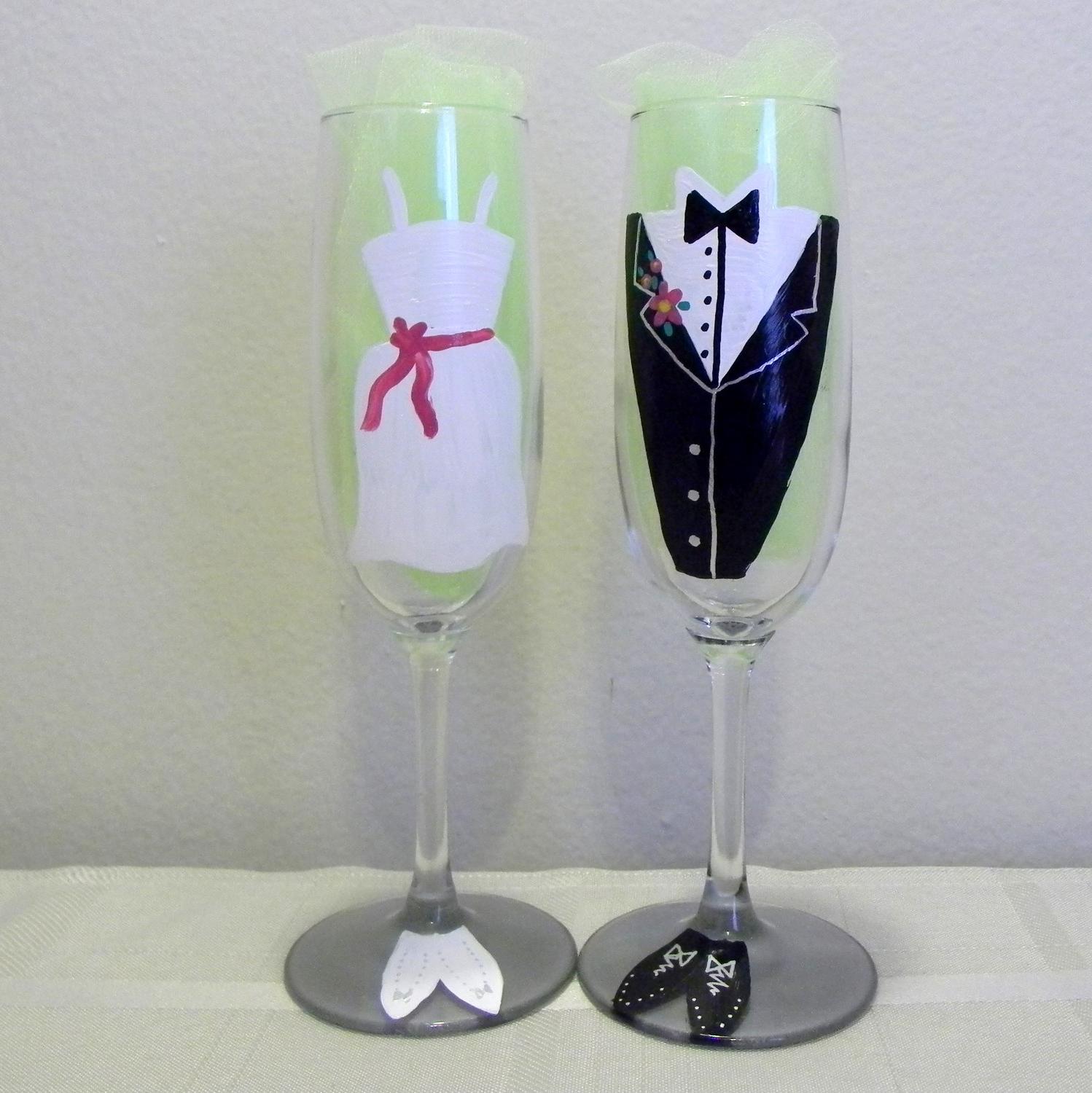 Tuxedo Champagne Wedding