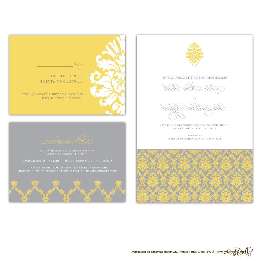 Yellow Damask - Wedding