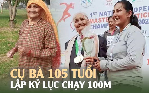 3 món ăn giúp cụ bà 105 tuổi phá kỷ lục chạy nước rút 100m chỉ trong 45 giây