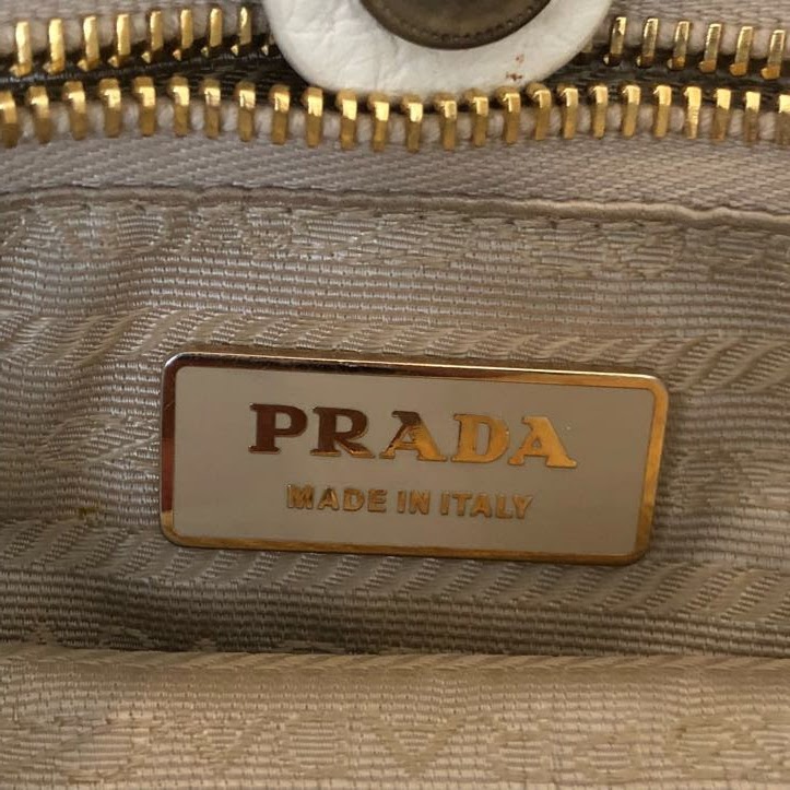 Prada Canvas Shoulder Bag