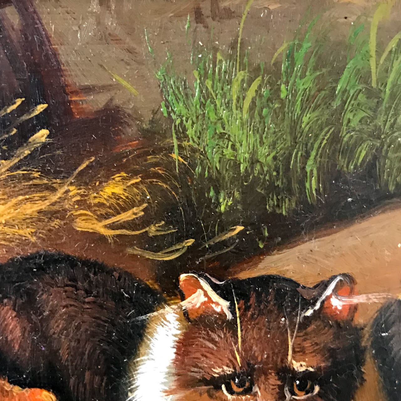 Miniature Oil Painting, Kittens