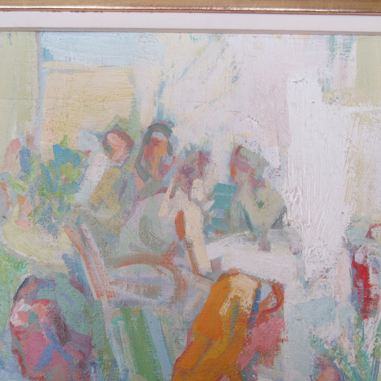 Anthony Toney "Groups" Signed Painting