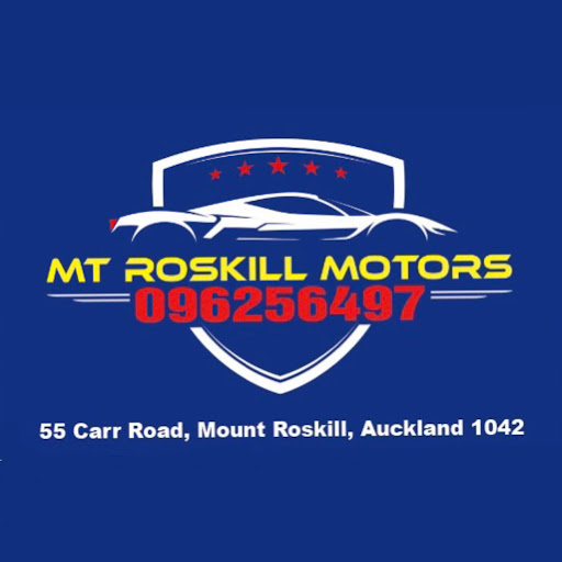 MRM- MT ROSKILL MOTORS logo