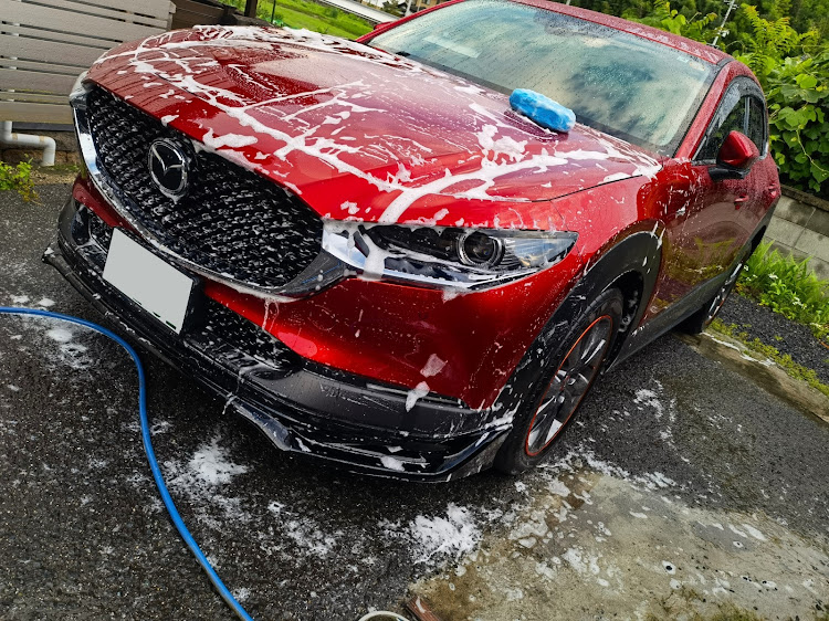 CX-30の洗車・ワックスでヌルテカ・ワックス・ワックス施工に関するカスタム事例の投稿画像2枚目