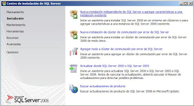 Instalar Microsoft SQL Server 2008 Express with Advanced Services x64 en Microsoft Windows Server 2008 R2 x64