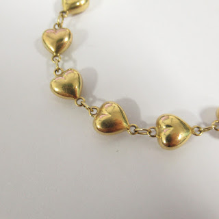 14K Gold Heart Milor Bracelet