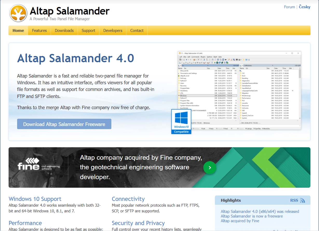 Salamandra de Altap |  mejor administrador de archivos gratuito para windows 10