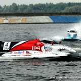 Marit Stromoy of Norway of Team Nautica at UIM F1 H2O Grand Prix of Ukraine.