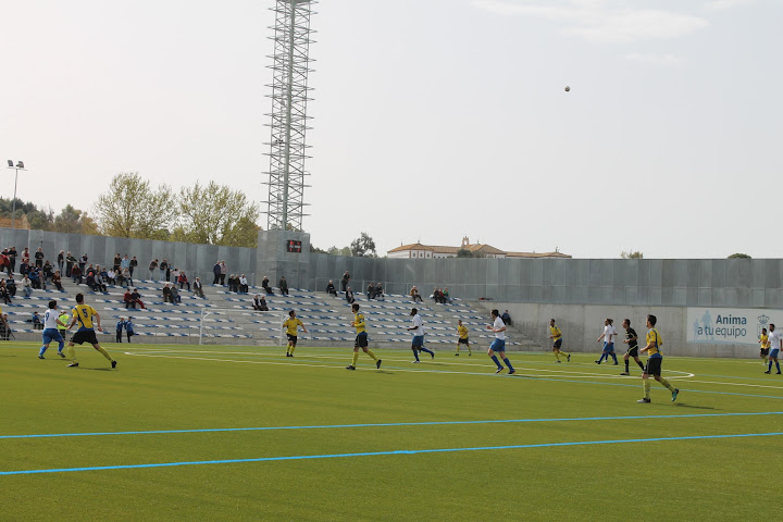 Imagen del encuentro entre el Alcalá y el Coria C.F