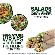 Subway menu 4