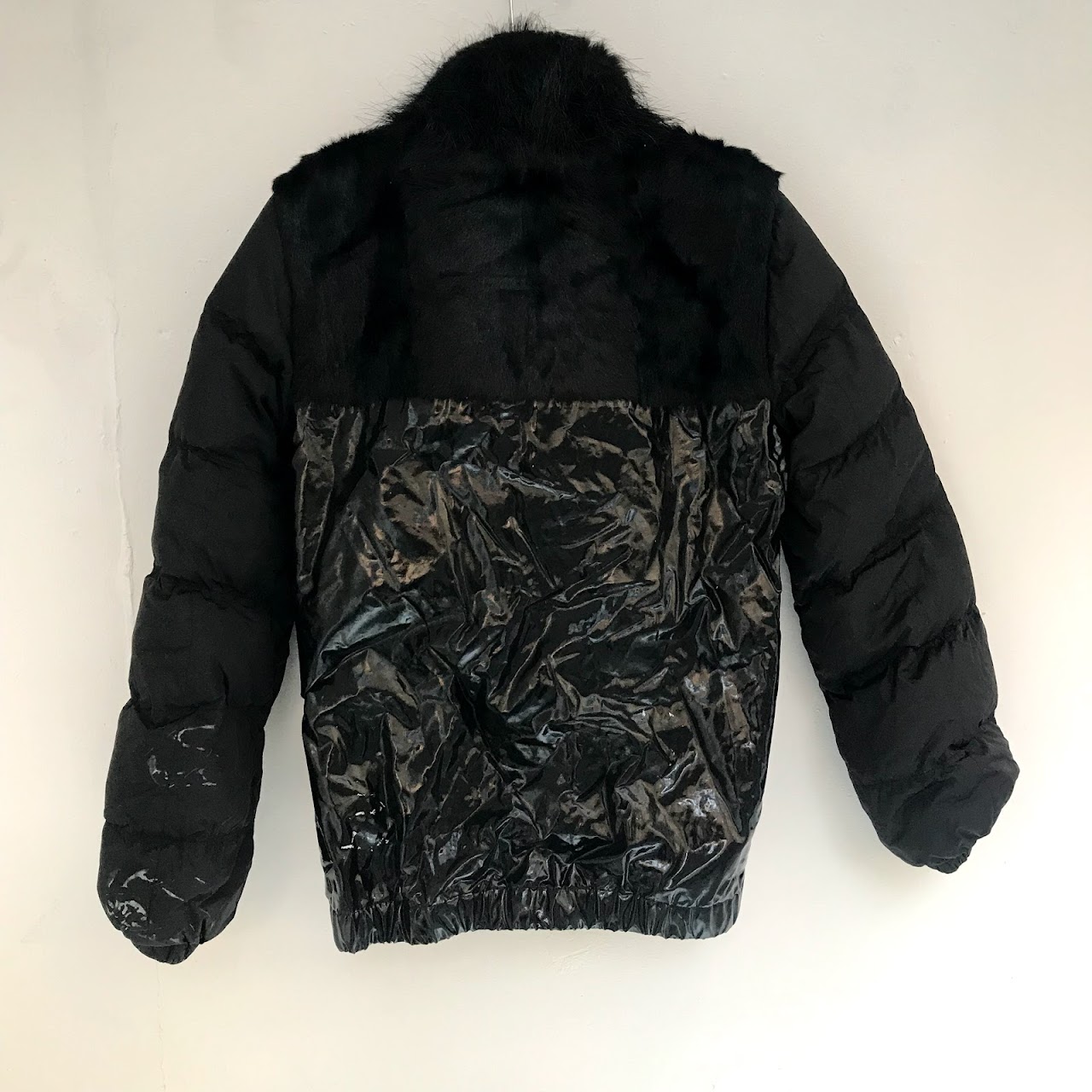 Prada Mixed Media Puffer