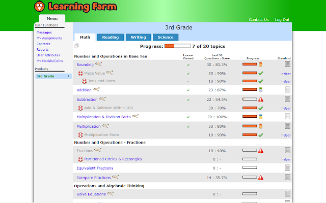 Screenshot of Learning Farm