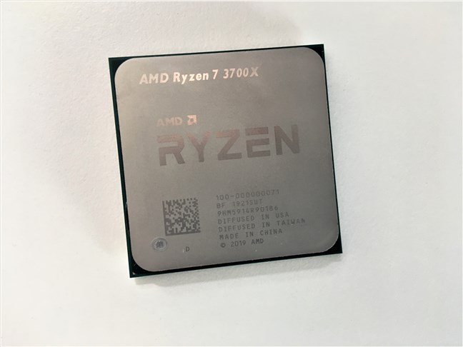 Un procesador AMD Ryzen 7 3700X