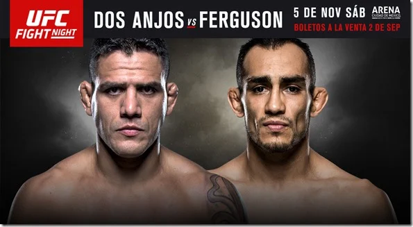 UFC Mexico 2016 - Dos Anjos vs Ferguson Sabado 5 de Noviembre compra tus boletos en las mejores zonas