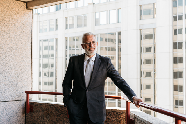 Jerry Taylor, president of the Niskanen Center in Washington, D.C. on 28 April 2017. Photo: Greg Kahn / GRAIN / The Intercept