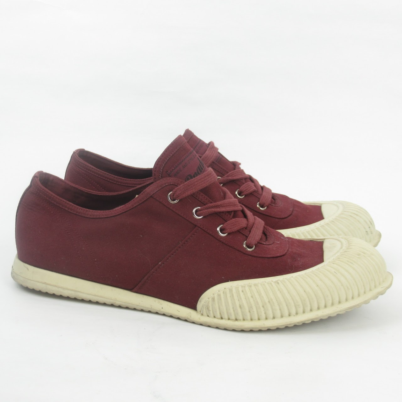 Prada Merlot Canvas Sneakers