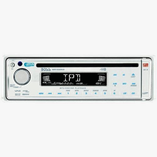  BOSS AUDIO MR1525UI MARINE TOUCHPANEL CD/MP3/IPOD RECEIVER WITH USB  &  AUXILIARY INPUT