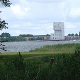 De skyline van Almere.