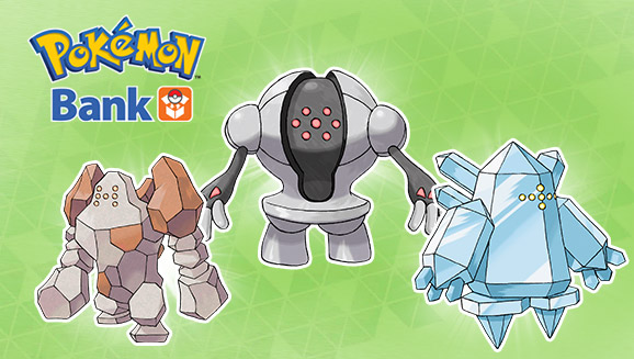 Versões especiais dos Pokémon lendários de Hoenn – Regirock, Regice e  Registeel