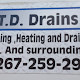 MTD Drains LLC Plumbing company in Pennsylvania 267-259-2991