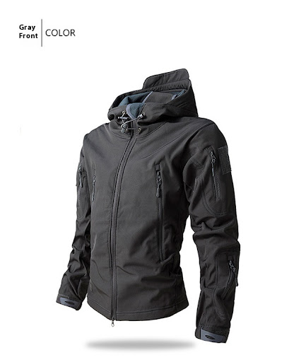 Title 24, Outdoor Soft Shell Fleece 3-in-1 Coat for Autum...