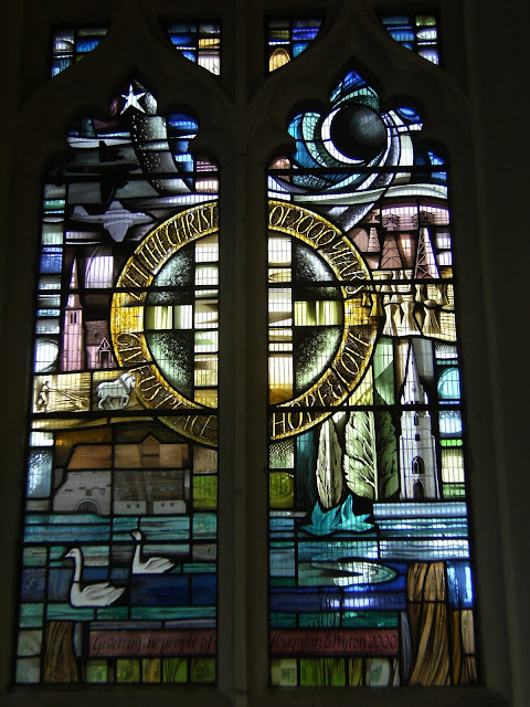DSCF9466 Millennium window, Houghton church