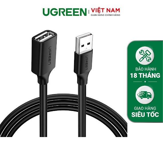 Dây Usb 2.0 Nối Dài Ugreen Dùng Cho Pc, Laptop - Ugreen Us103