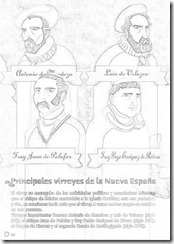 Virreyes de la nueva españa para colorear