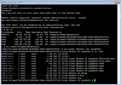 Acceso a servidor VMware ESXi con PuTTY y SSH