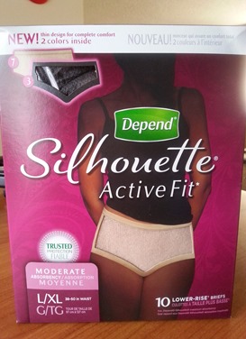 Depend Silhouette Active Fit Briefs