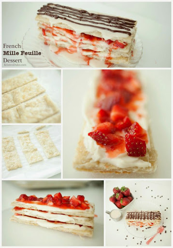French Mille Feuille Dessert Recipe 