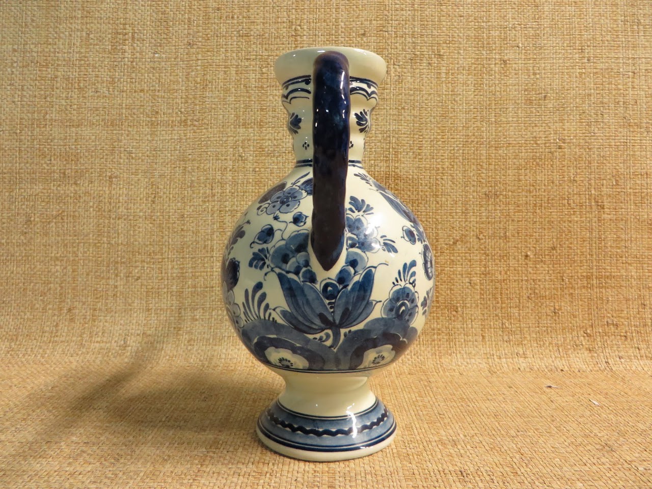 Delft Handled Vase