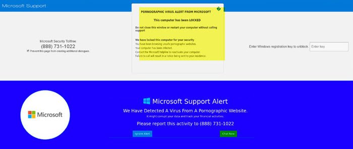 Hoe Virus Alert van Microsoft te verwijderen