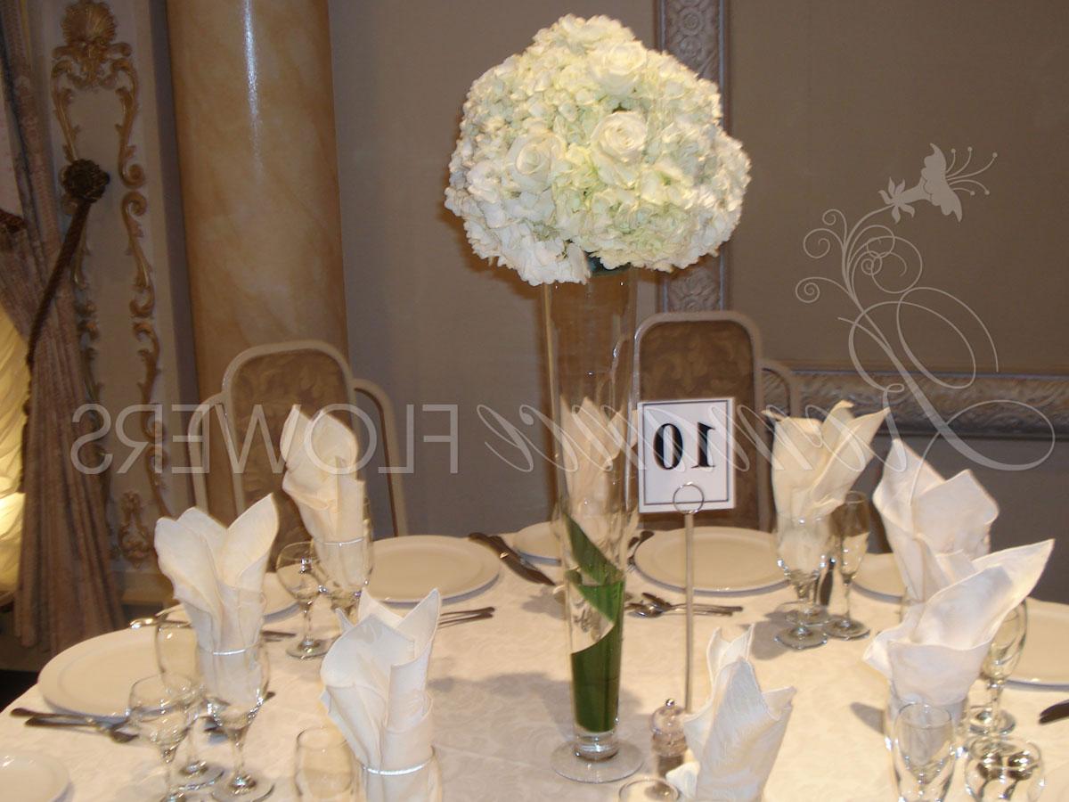 Hydrangea Wedding Centerpiece
