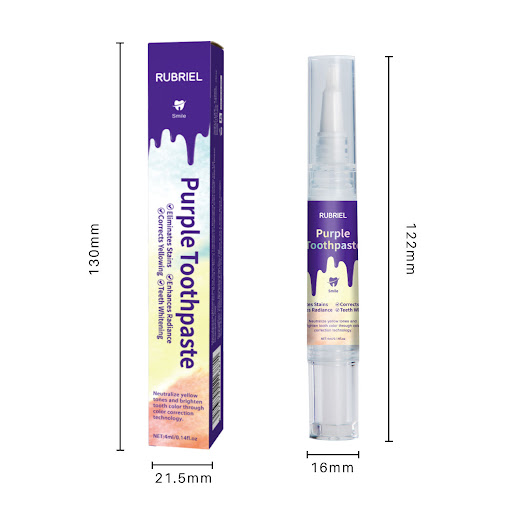 Title 1, Purple Tooth Pen Whitening Get a Whiter Smile E...