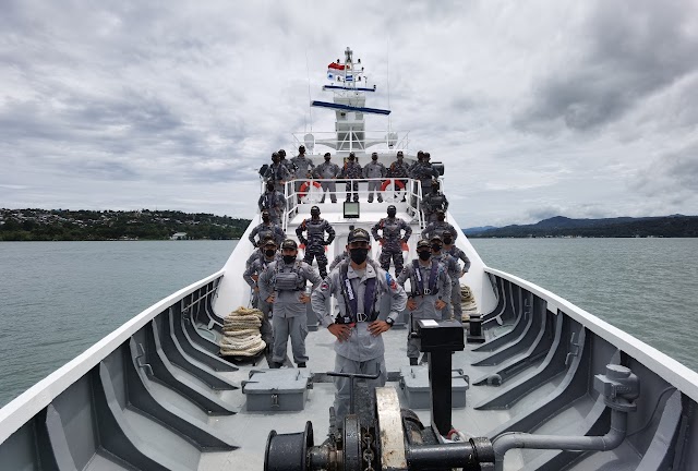 Personel Bakamla RI di Zona Maritim Timur Latihan Kesiapan Operasi