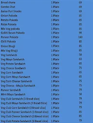 Indore Zayka Snacks menu 1