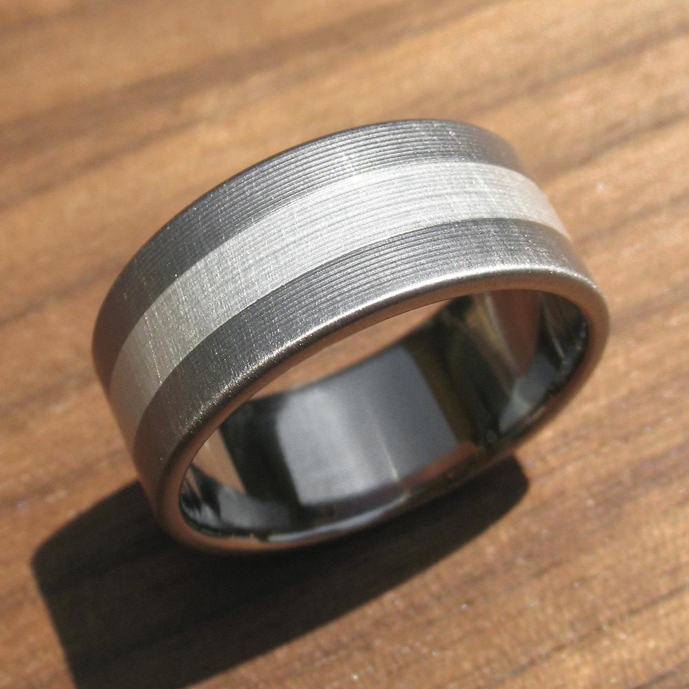 and Titanium Wedding Ring