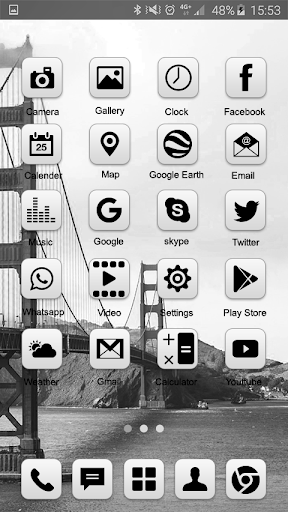 Grey Launcher Theme FREE