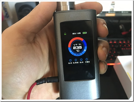 IMG 1574 thumb%25255B2%25255D - 【MP3プレイヤー搭載MOD】Joyetech OCUKAR Cレビュー！電話の代わりにVAPEを搭載した新時代MOD！タッチパネルは新時代のブームとなりうるか？【ガジェット風/万歩計/カレンダー】