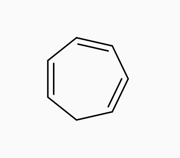 Cycloheptatriene,non aromatic compounds