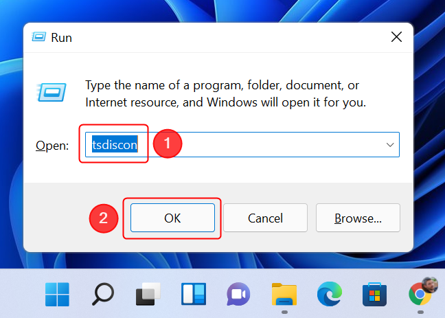 Utilisez la fenêtre Exécuter pour changer d'utilisateur dans Windows 11