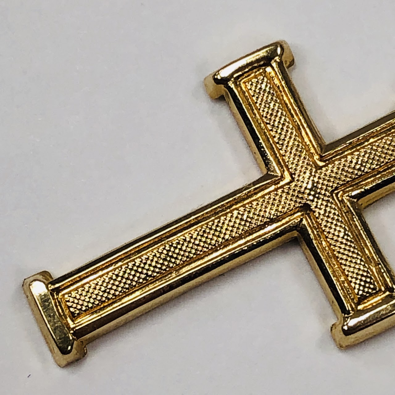 14K Gold Cross Pendant