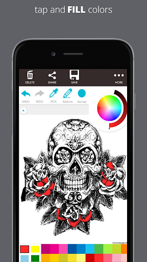 ColorFly | Dark Skull Coloring Book - v1.0.0