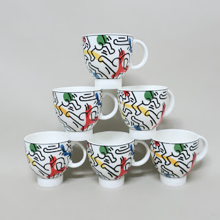 Keith Haring X Villeroy & Boch RARE Coffee Service