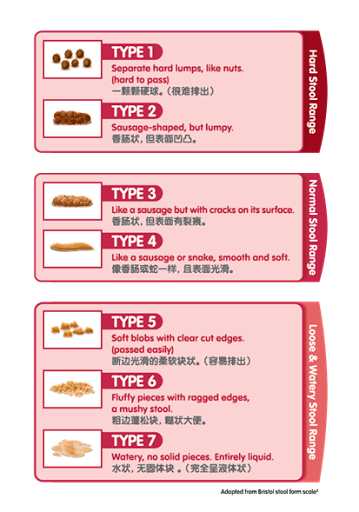Paediatric Bristol Stool Chart