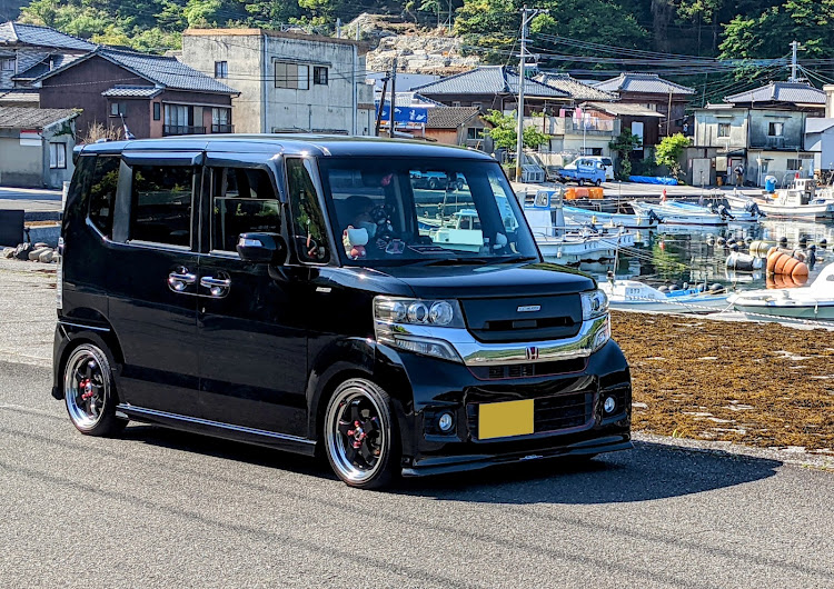 Nボックスカスタムの津久見・港・こんぶを干している・お天気がよく暑かったに関するカスタム事例の投稿画像1枚目