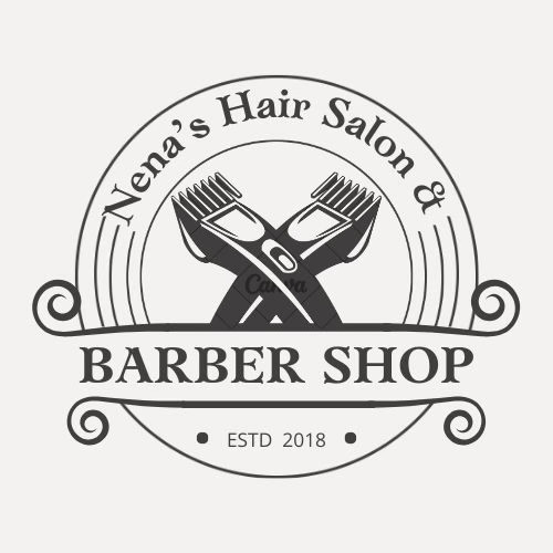 NENA'S SALON & BARBER SHOP logo