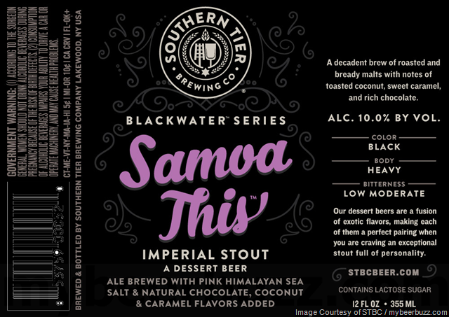 Southern Tier Samoa This Coming To Blackwater Series