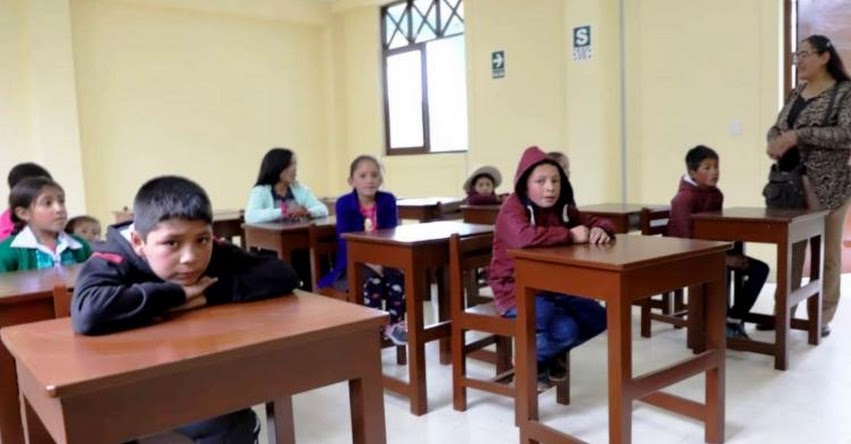 Más de 410 mil escolares de Cajamarca retornan hoy a las aulas tras dos años de pandemia